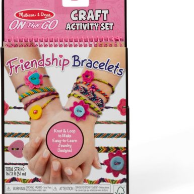 Melissa & Doug On The Go Friendship Bracelet Craft Set (Makes 10+ Bracelets)